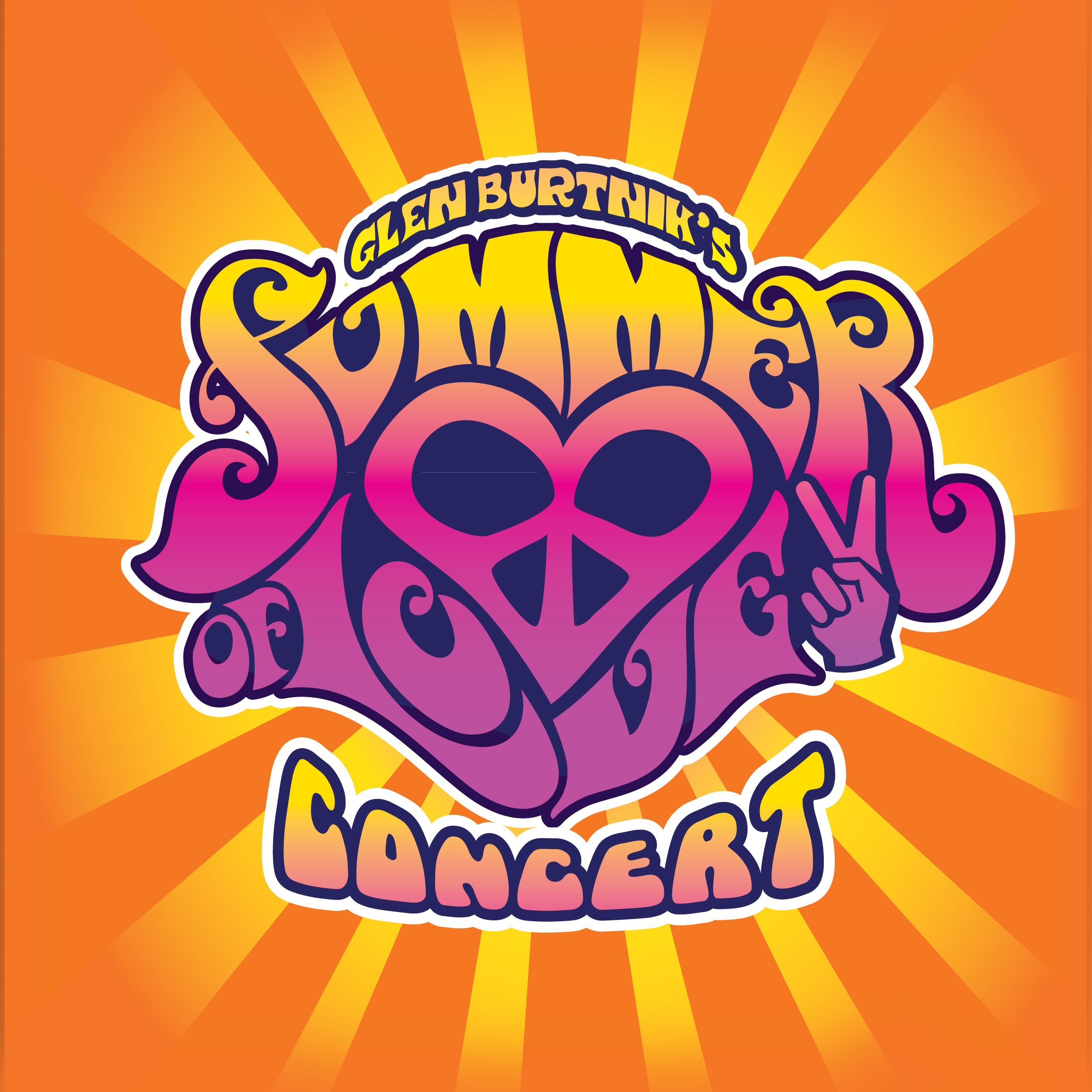 Summer of Love High Resolution Logo Orange